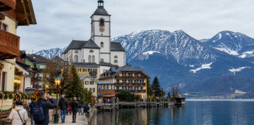 Advent v Hallstatte a Wolfgangsee