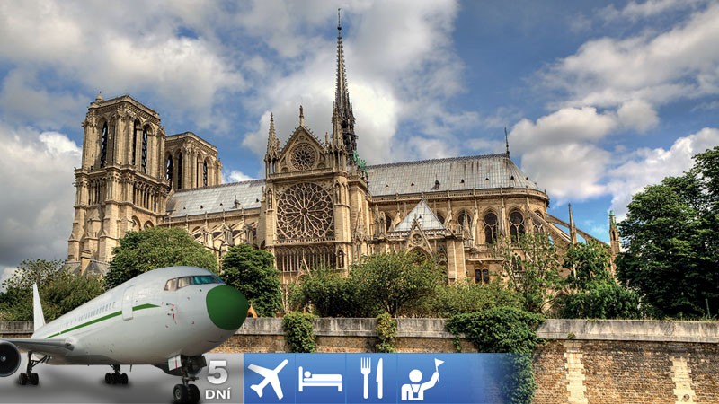 5-dňový letecký zájazd do Paríža