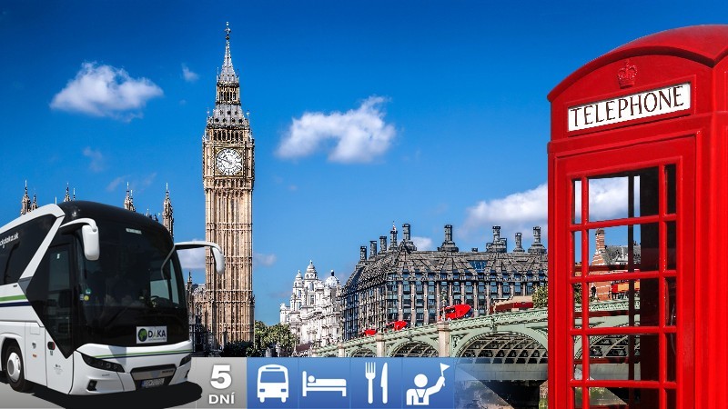 5-dňový autobusový zájazd do Londýna