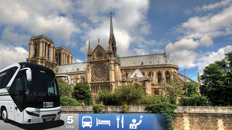 5-dňový zájazd do Paríža