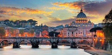 Rím inak - letecky s návštevou Castel Gandolfo