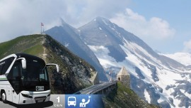 Alpský velikán Grossglockner a jazero Zell am See