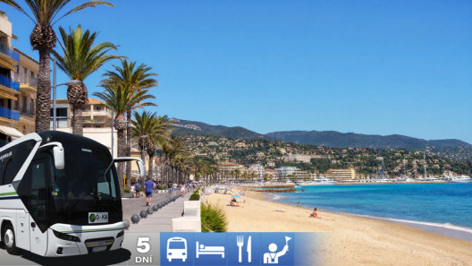 Autobusový zájazd do Saint-Tropez
