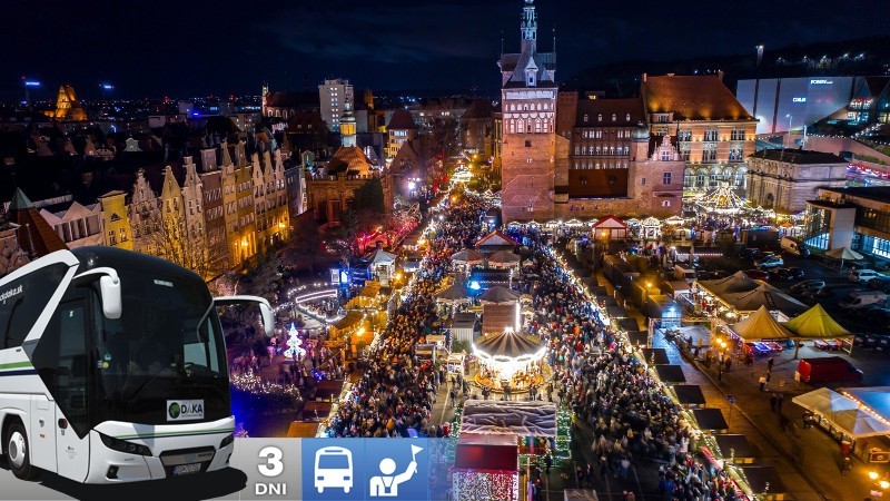 Autobusový zájazd na vianočné trhy v Gdansku