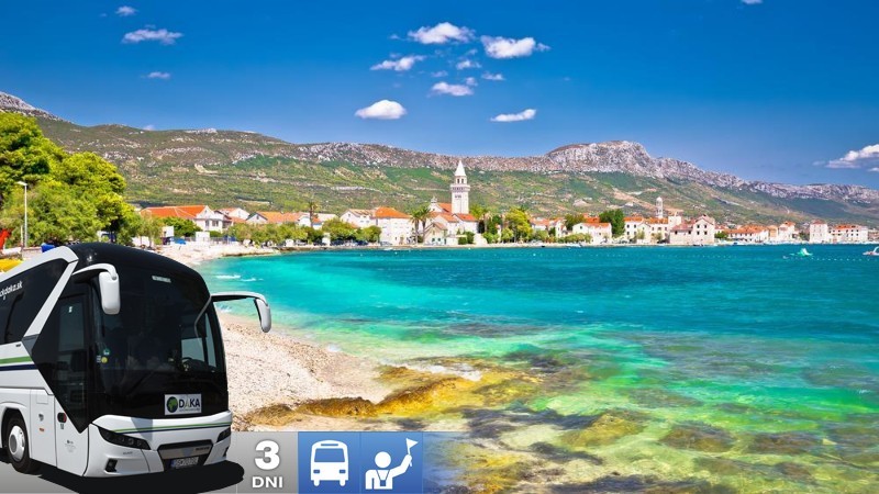 Celodenné kúpanie pri Trogire