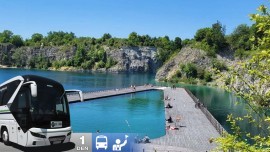 Kúpanie v Modrej lagúne pri Krakowe