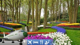 Letecký zájazd do Amsterdamu a výstava kvetín v Keukenhofe