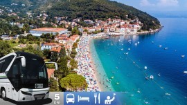 Leto pri mori v Chorvátskej Opatiji