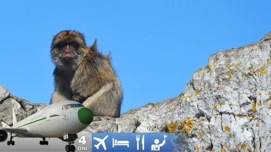 Malaga a Gibraltar – kontrasty Stredomoria letecky