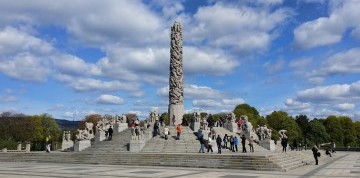 Oslo - hlavné mesto Nórska letecky