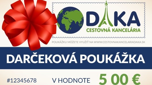 Darčeková poukážka 500 €