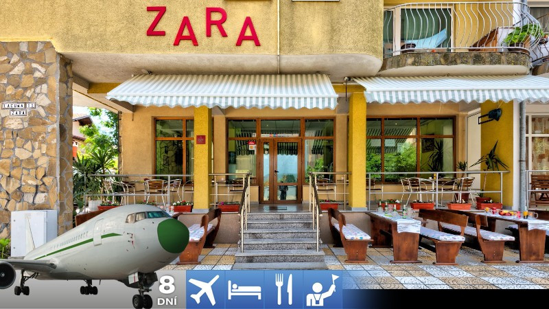 Primorsko - hotel Zara Guest House 2* s raňajkami a s letenkou