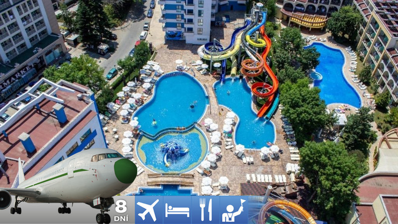  Slnečné pobrežie - Kuban Resort & Aqua Park 4* s All Inclusive a s letenkou