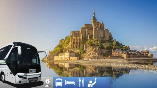 Autobusový zájazd za pokladmi Normandie a legendami opradeného Bretónska