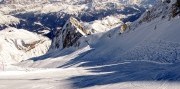Lyžovačka v stredisku Folgarida-Marilleva v údolí Val di Sole