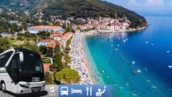 Leto pri mori v Chorvátskej Opatiji