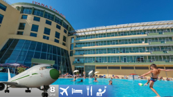 Slnečné pobrežie - hotel Ivana Palace 4* s raňajkami a s letenkou
