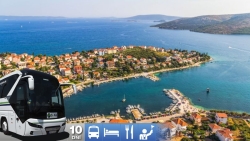 Týždeň pri Trogire s dopravou a polpenziou - Villa Jelavič 3*